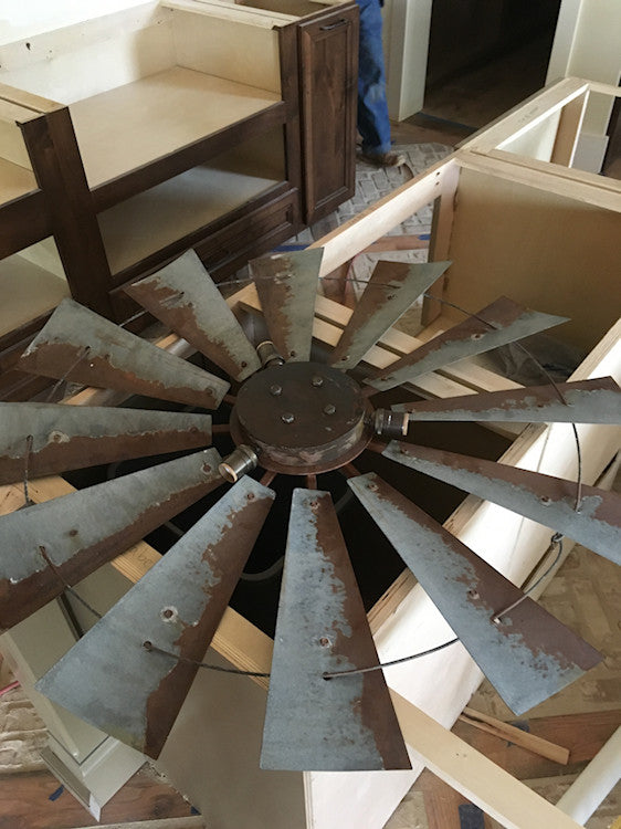 Windmill chandelier clearance