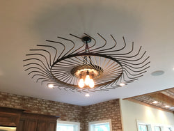 Tedder Rake hanging light fixture