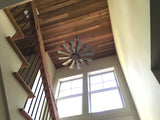 Rustic windmill chandelier