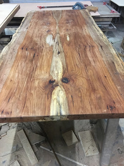 Industrial tractor base dining table Free Shipping to lower 48 states