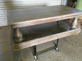 Turned post coffee table