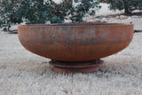 36" steel backyard fire pit Free Shipping
